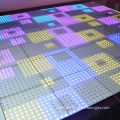 Highest Resolution LED Sensitive Dance Floors, 12.5cm Pixels Pitch, PC Control, High Interactive